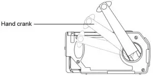 GREADIO GR-092P Emergency Weather Alert-Hand Crack