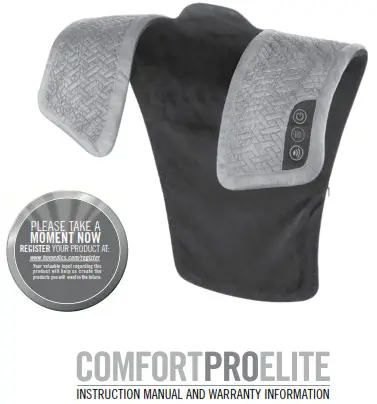 Homedics NMS-450H Comfort Pro Elite Instructional -Comfort Pro Elite