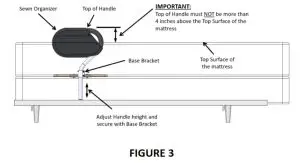 Stander 2041 Bed Cane Adult Bed Rail and Handle - Instructions3