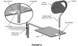 Stander 2041 Bed Cane Adult Bed Rail and Handle - Instructions4