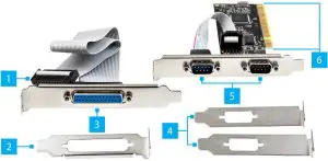 StarTech PCI2S1P2 2S1P PCI Serial Parallel