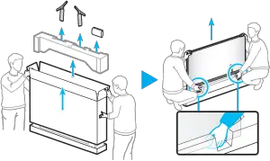 SAMSUNG AU8100 - Assembly 60-70 inch