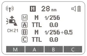 Godox V860IIIF TTL Li-ion Camera Flash Instruction - LCD 1