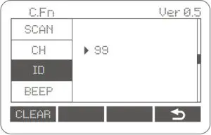 Godox V860IIIF TTL Li-ion Camera Flash Instruction - Wireless ID Settings