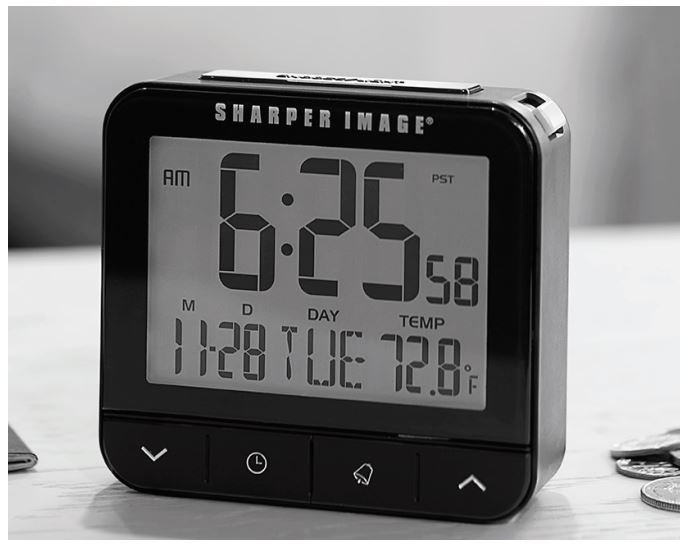 Sharper Image Travel Alarm Clock User Manual Sharper Image Travel Alarm Clock User Manual