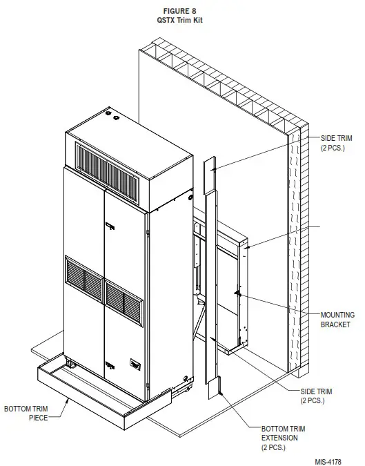 Bard QWS42A 19 Q-TEC Wall Sleeve- FIGURE 8