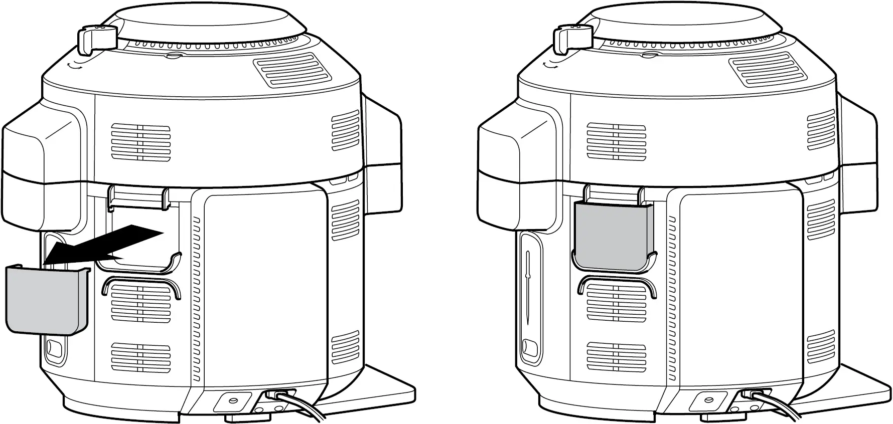 INSTALLING THE CONDENSATION COLLECTOR