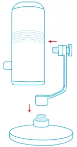 ANKER PowerCast M300 USB Microphone - assemblying