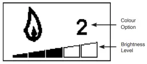 Flame color adjustment