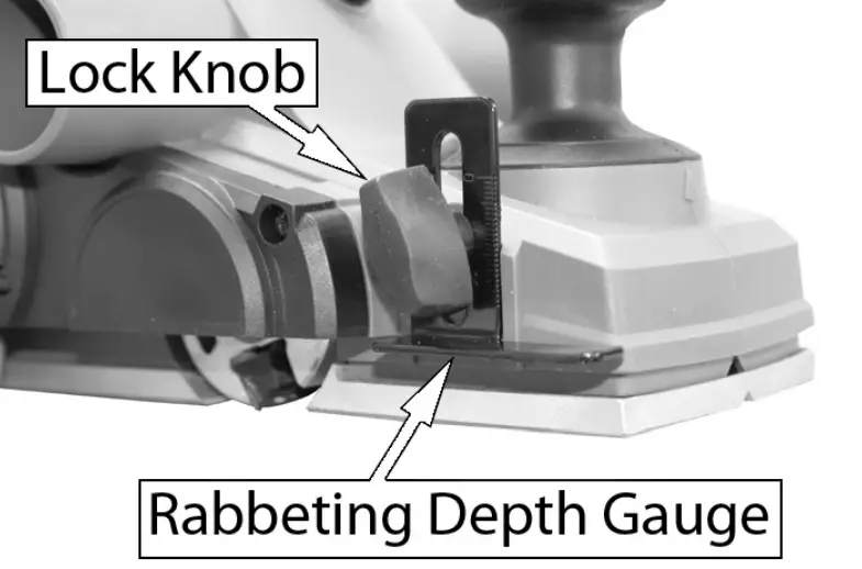 Clarke CEP720B 82mm Electric Planer - RABBETING DEPTH