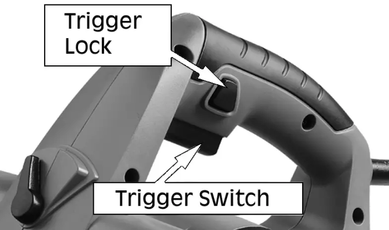 Clarke CEP720B 82mm Electric Planer - SWITCHING