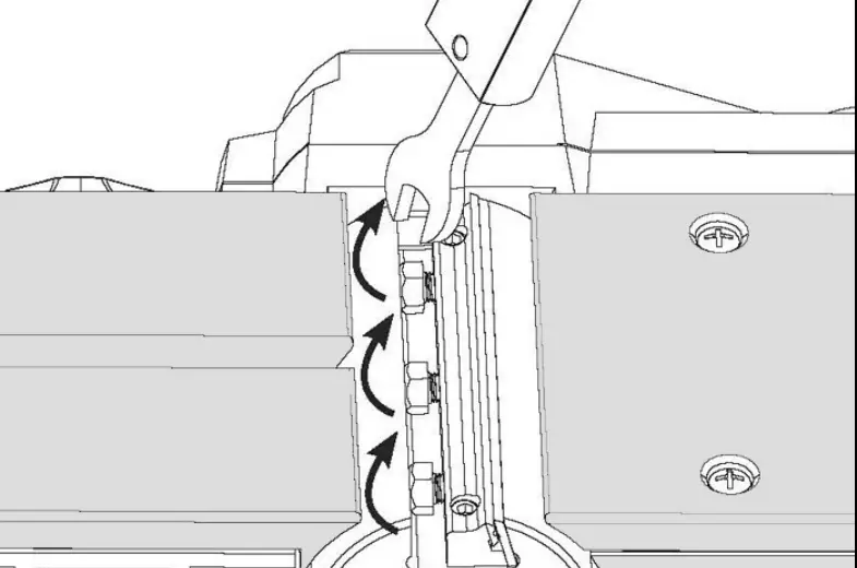 Clarke CEP720B 82mm Electric Planer - screws using