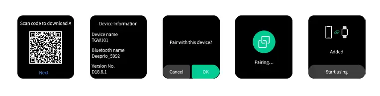 deeprio TGW101 Smartwatch-2