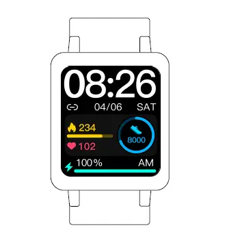deeprio TGW101 Smartwatch-product