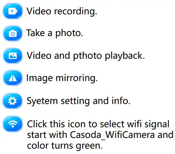 Shenzhen Huimei Shangpin Technology CSD Wifi Camera User Manual - App instructions