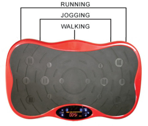 Pulsetv 9165 Mini Vibration Plate- 3 Standing