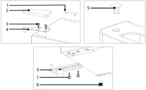 Reverse the door opening