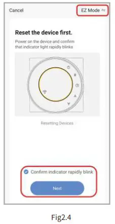 beca BAC-3000 Series WiFi Thermostat - More settings