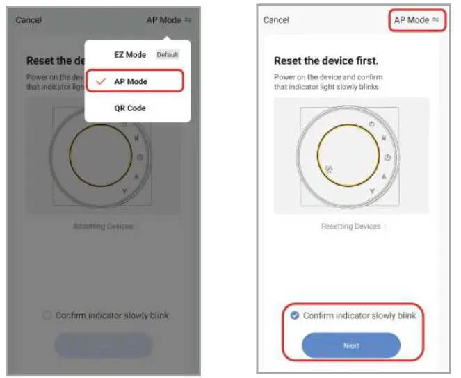 beca BAC-3000 Series WiFi Thermostat - Network distribution mode 3