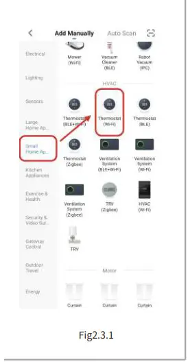 beca BAC-3000 Series WiFi Thermostat - Overview 1