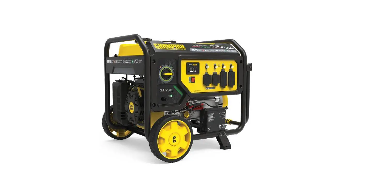 Champion 100891 7500w Dual Fuel Portable Generator User Guide
