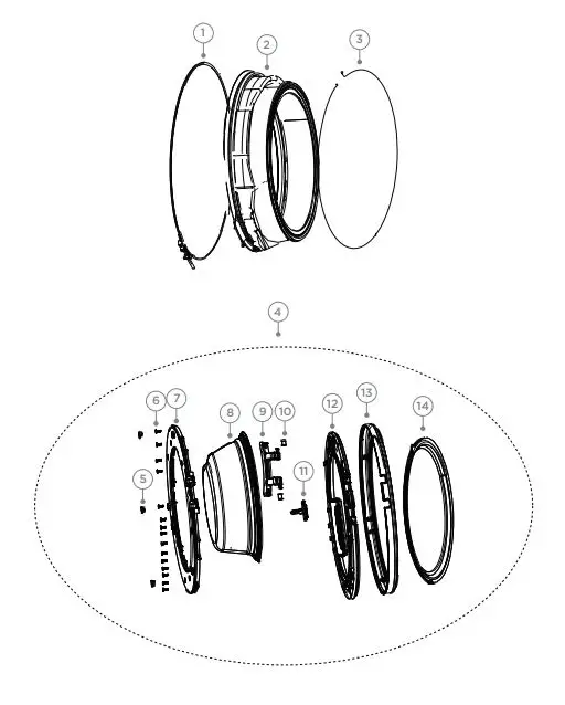 FISHER PAYKEL WM1490P2 FP UK Front Load Washing Machine 3