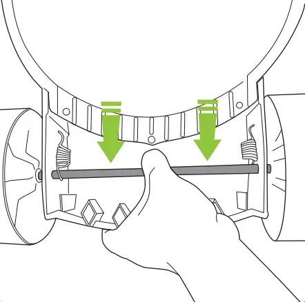 Gtech SLM50 Cordless Small Lawnmower - Adjusting 1