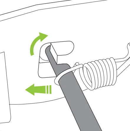 Gtech SLM50 Cordless Small Lawnmower - Adjusting 2