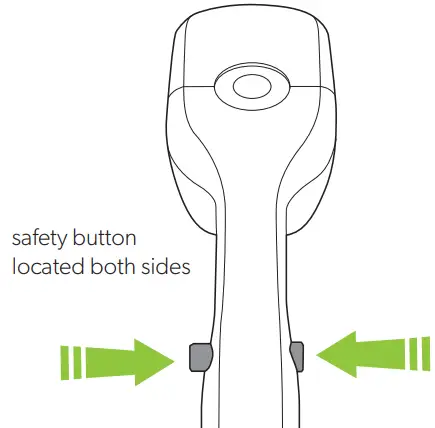 Gtech SLM50 Cordless Small Lawnmower - Operation 2