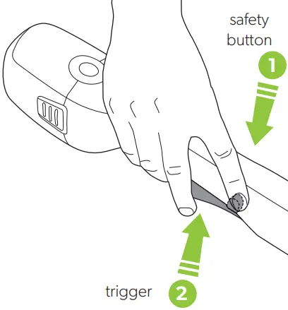 Gtech SLM50 Cordless Small Lawnmower - Operation