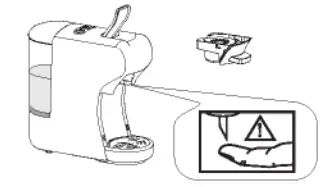 IKOHS POTTS Compact Multi Capsule Coffee Machine - ECURITY WARNINGS 4