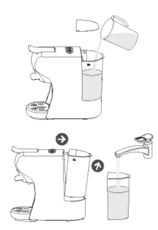 IKOHS POTTS Compact Multi Capsule Coffee Machine - GETTING STARTED