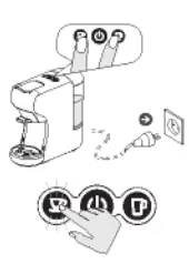 IKOHS POTTS Compact Multi Capsule Coffee Machine - STANDBY MODE SETTING