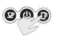 IKOHS POTTS Compact Multi Capsule Coffee Machine - Volume adjustment for a large cup