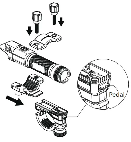 NITECORE BR25 High Performance Ultra Compact Bike Light- Mounting