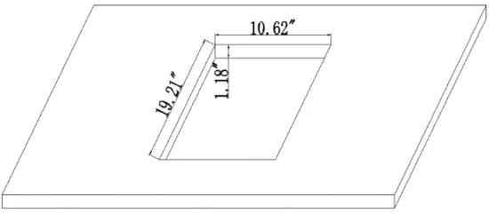 Cut Out dimensions