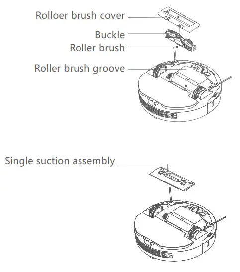 Dongguan Zhike Intelligent Science Technology ZK902A Vacuum Cleaner- Roller brush