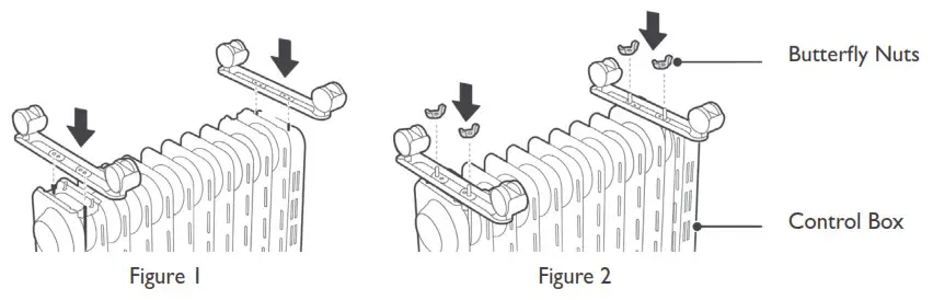 igenix IG2611 Oil Filled Radiators- Mounting the Castors