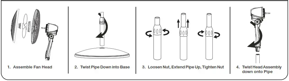 Lasko S18601 18 Inch Adjustable Pedestal Fan - fig 22