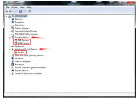 ZKTECO FA50 USB Cable FIG 2
