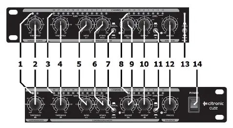 citronic-CL22-Stere-Compressor-Limiter-and-Gate-1