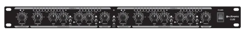 citronic-CL22-Stere-Compressor-Limiter-and-Gate-