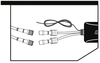 OPT7 Black AURA RGB-W DRL LED Tube Headlights - 11