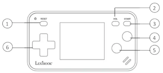 LEXIBOOK JL1895 1 Portable Handheld Game Console Cyber Arcade - overview