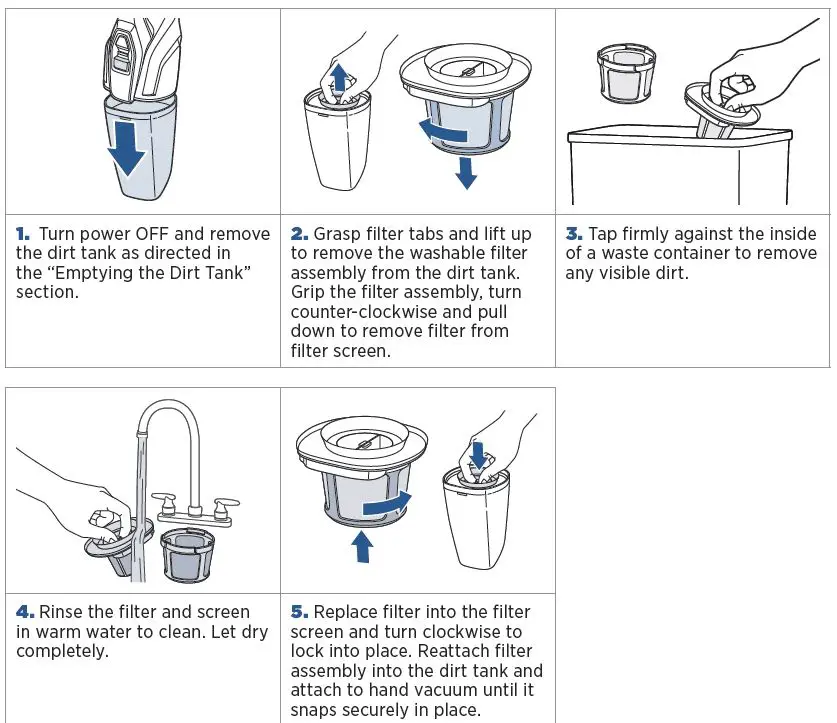 BISSELL 3190 Series ReadyClean Cordless 2-In-1 Lightweight Vacuum Cleaner 7