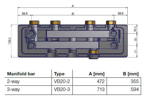WATTS VB20 Series Boiler Manifold Installation FIG 4