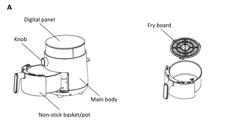 VOGUE-350101-2.5L-Air-Fryer-1