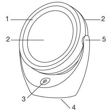 beurer BS 49 Illuminated Cosmetics Mirror - description