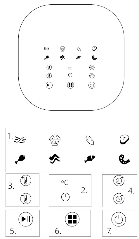 BluMill AFT05008C-GS Air Fryer with WiFi 2