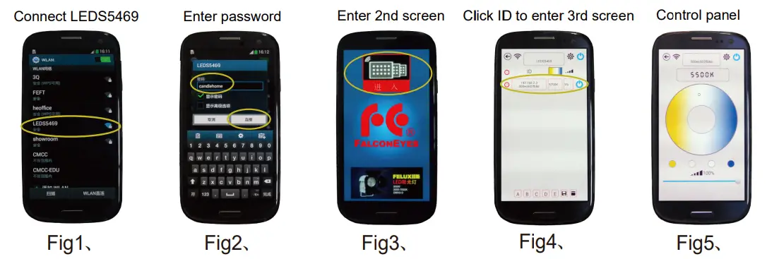 Linkstar LES 2000TD Bi Color LED Lamp Dimmable Lighting - LPS-200TD